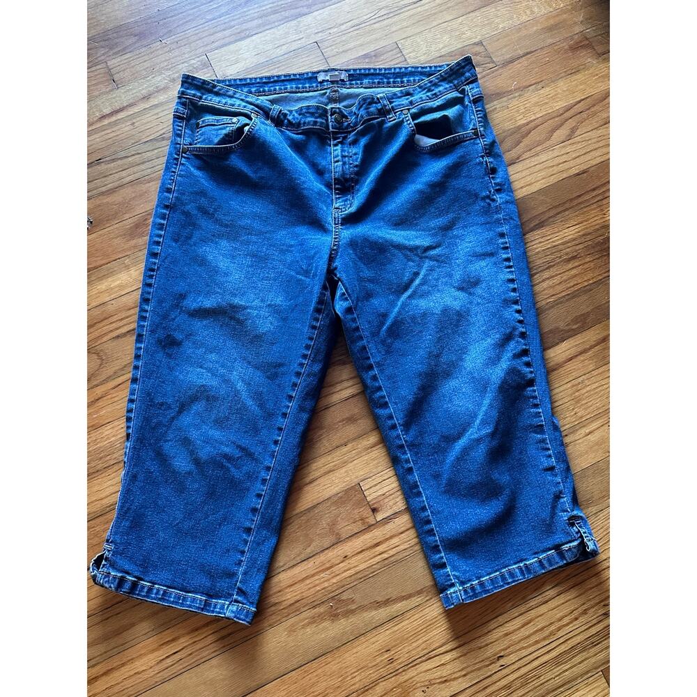 Classic Woman Within Denim Capri Jeans – Women’s Plus Size 20W Casual